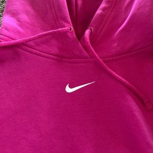 Hot pink Nike Hoodie